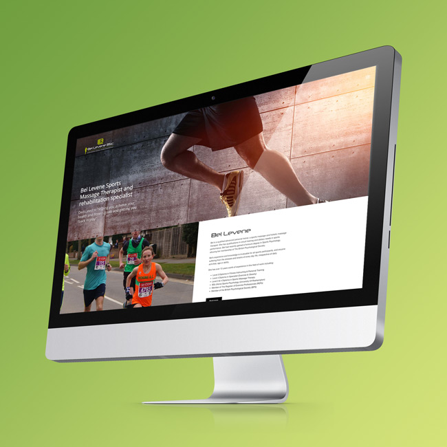 Bel Levene Website and Branding