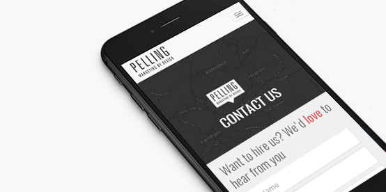 Mobile friendly responsive website design in Surrey