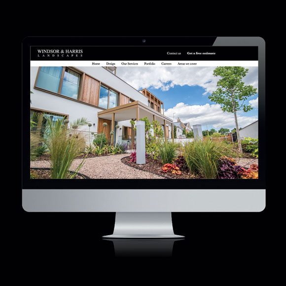 Windsor And Harris Landscapes, Website Development, Epsom Surrey