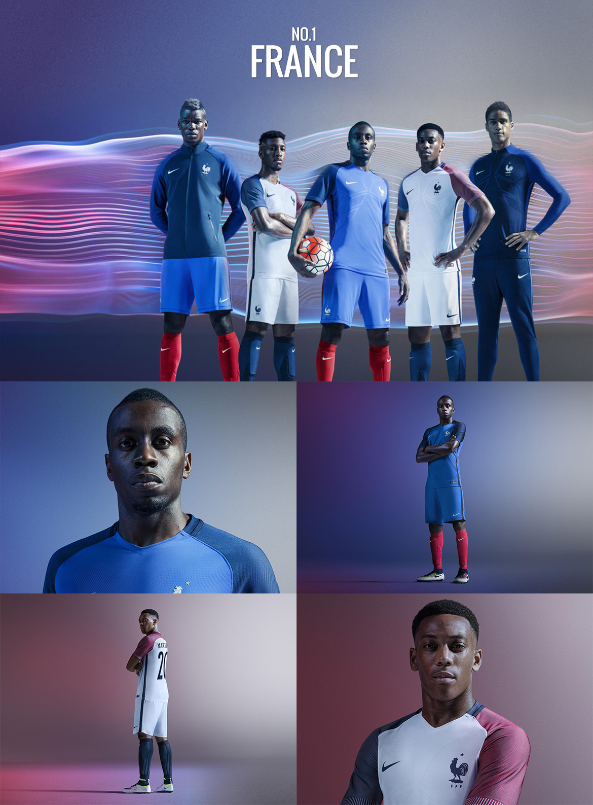 UEFA Euro 2016 - France - Football Kit Design