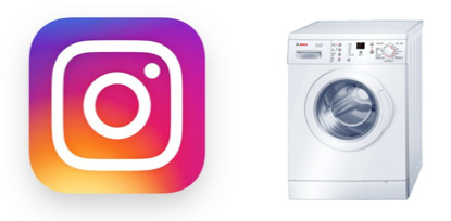 Instagram washing machine